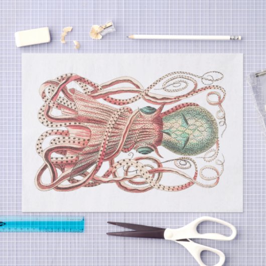 Steampunk Octopus Tissuepapier (Craft)