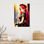 SteamPunk Officer Poster (Keuken)