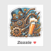 Steampunk Oktoberfest Sticker (Vel)