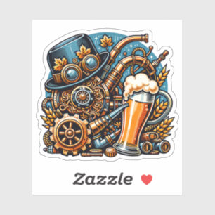 Steampunk Oktoberfest Sticker
