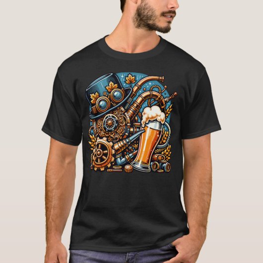 Steampunk Oktoberfest T-shirt (Voorkant)