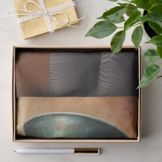 Steampunk Olifant 1 Decoupage Papier (Geschenk)