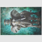 Steampunk Olifant 4 Decoupage Papier (Voorkant)