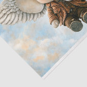 Steampunk olifant met oorvleugels AV6 Decoupage Tissuepapier (Detail)