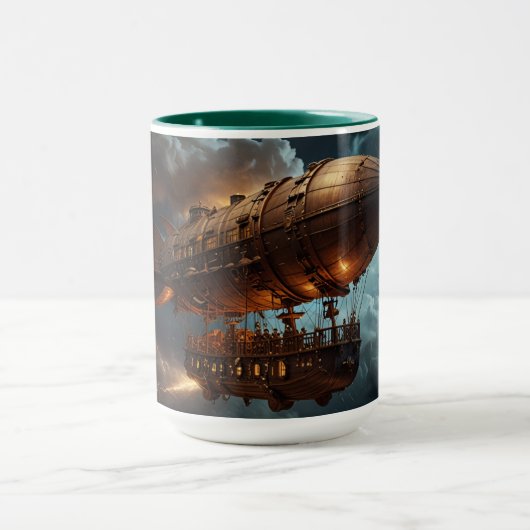 Steampunk Onderwaterboot Mok (Midden)