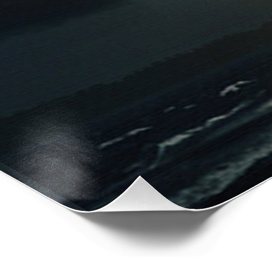 Steampunk Onderwaterboot Perfect Poster (Hoek)