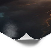 Steampunk Onderwaterboot Perfect Poster (Hoek)