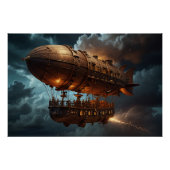 Steampunk Onderwaterboot Perfect Poster (Voorkant)