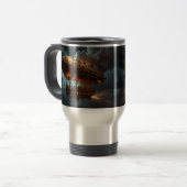 Steampunk Onderwaterboot Reisbeker (Voorkant links)