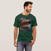 Steampunk Onderwaterboot T-shirt (Voorkant volledig)