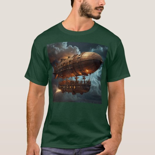 Steampunk Onderwaterboot T-shirt (Voorkant)