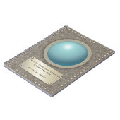 Steampunk-onderzeeër-hublot Notitieboek (Linkerzijde)