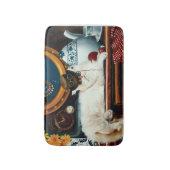 Steampunk Onderzeeër Kat Thee Badmat (Voorkant Verticaal)