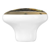 Steampunk onderzeeër Porthole Octopus Keramische Knop (Zijkant)