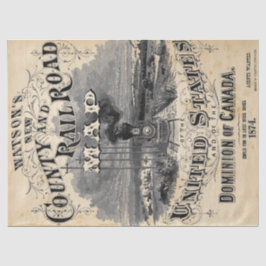 Steampunk-ontkoppelingspapier Tissuepapier