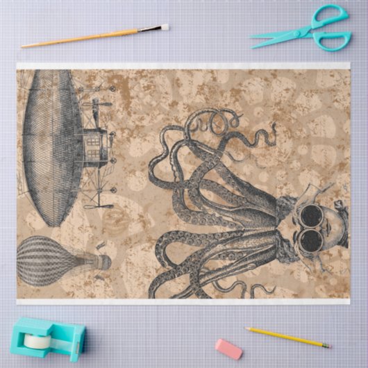 Steampunk-ontkoppelpapier Tissuepapier (Craft)