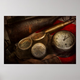 Steampunk - Oorlog - Herinneringen aan de oorlog Poster