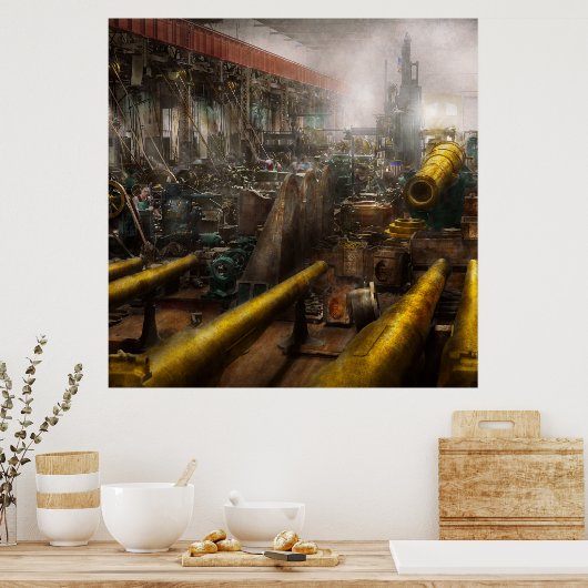 STEAMPUNK - Oorlog - We zijn klaar Poster (Keuken)