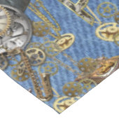 Steampunk op Blue Denim Tablecloth Tafelkleed (Gekanteld)