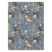 Steampunk op Blue Denim Tablecloth Tafelkleed (Voorkant)