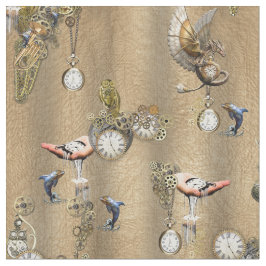 Steampunk op de olievlek van Gold Tan Stof