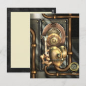 Steampunk op het hart briefkaart (Voorkant / Achterkant)