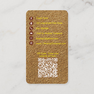 Steampunk op Visitekaartje van leder