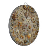 Steampunk Oude Kaart Dartbord (Voorkant Links)