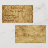 Steampunk Oude  Paper-effect Visitekaartjes (Voorkant / Achterkant)
