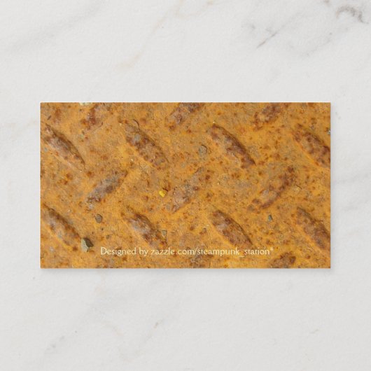 Steampunk  Oude Wereldkaart Thema Visitekaartje (Achterkant)