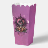 Steampunk Owl: bewaker van geheimen Bedankdoosjes (Achterkant)