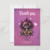 Steampunk Owl: de bewaker van geheimen. Bedankkaart (Voorkant)