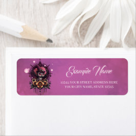 Steampunk Owl: de bewaker van geheimen. Etiket