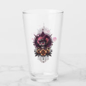 Steampunk Owl: de bewaker van geheimen. Glas (Achterkant)