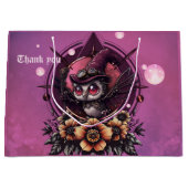 Steampunk Owl: de bewaker van geheimen. Groot Cadeauzakje (Voorkant)