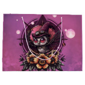 Steampunk Owl: de bewaker van geheimen. Groot Cadeauzakje (Achterkant)