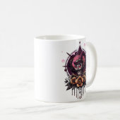 Steampunk Owl: de bewaker van geheimen. Koffiemok (Voorkant rechts)