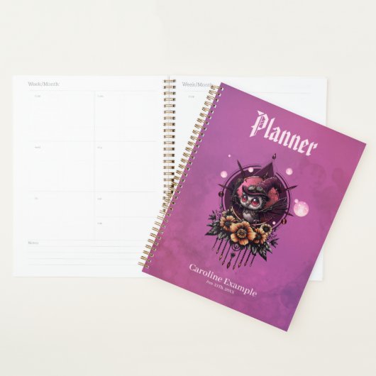 Steampunk Owl: de bewaker van geheimen. Planner (Display)