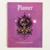 Steampunk Owl: de bewaker van geheimen. Planner (Voorkant)