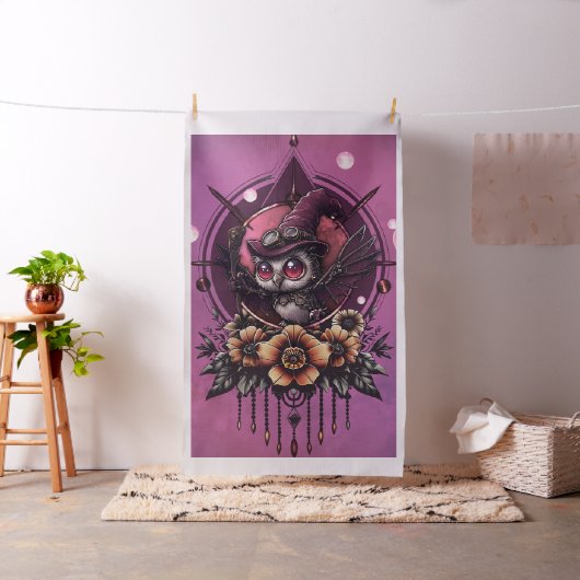 Steampunk Owl: de bewaker van geheimen. Stof (Voorbeeld)