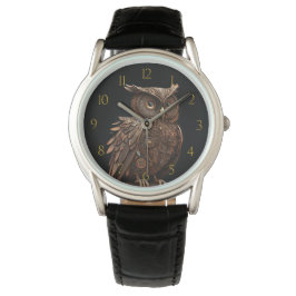 Steampunk Owl Horloge