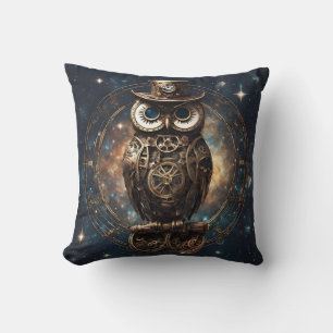 Steampunk Owl Kussen