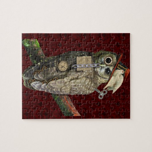 SteamPunk Owl Legpuzzel (Horizontaal)
