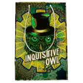 Steampunk Owl Medium Cadeauzakje (Voorkant)