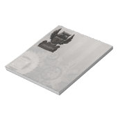 Steampunk Owl Notitieblok (Linkerzijde)