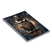 Steampunk Owl Notitieboek (Rechterzijde)