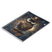 Steampunk Owl Notitieboek (Linkerzijde)