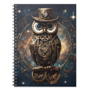 Steampunk Owl Notitieboek