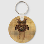 Steampunk Owl Sleutelhangers (Voorkant)