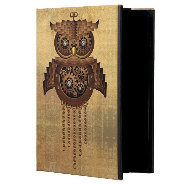 Steampunk Owl  Style iPad powiscase iPad Air Hoesje (Voorkant)